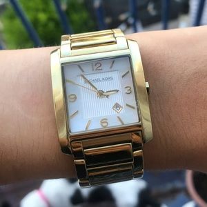 Michael Kors Gold Watch (Square)